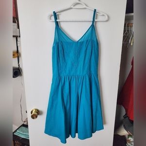 Blue dress with details